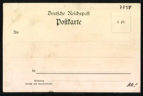 Künstler-AK Karl Mutter: Meersburg, Gesamtansicht, Schloss