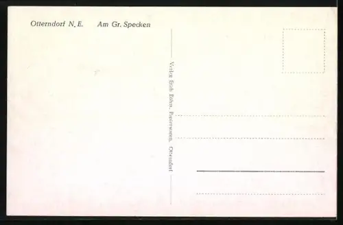 AK Otterndorf /N. E., Strasse am Gr. Specken