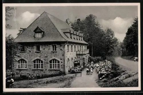 AK Bad Orb, die Waldgaststätte Wegscheide