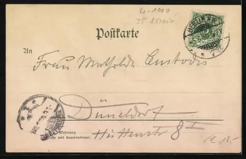 Lithographie Berlin, Cafe Rüdesheimer, Friedrichstrasse 80