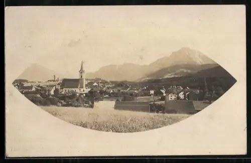 AK Teisendorf, Teilansicht mit Kirche