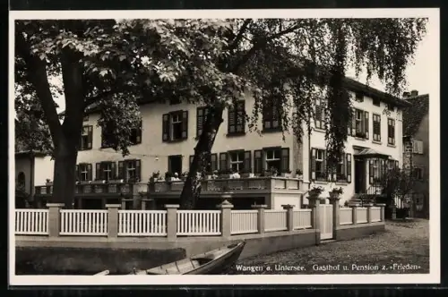 AK Wangen / Untersee, Gasthof und Pension z. Frieden
