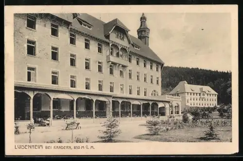 AK Malsburg-Marzell, Partie am Luisenheim