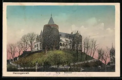 AK Herzogenrath, Burg und Rathaus