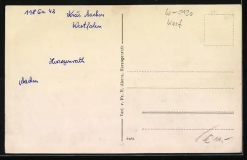 AK Herzogenrath, Burg und Rathaus