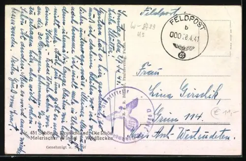 AK Wildflecken /Rhön, Malerischer Winkel