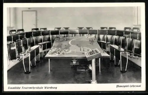 AK Würzburg, Staatliche Feuerwehrschule, Planspiel-Lehrsaal
