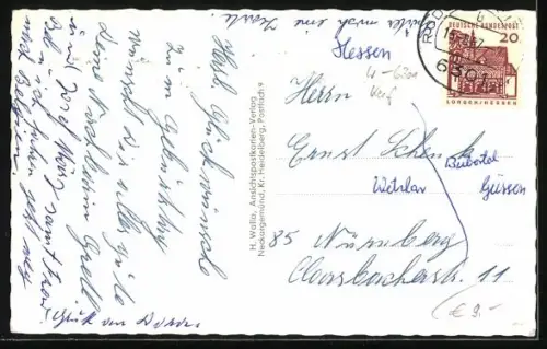 AK Rodheim-Bieber /Wetzlar, Gemeindehaus, Reehmühle, Obermühle Wille, Panorama