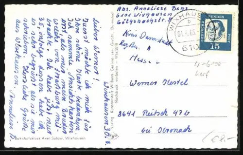 AK Wixhausen, Bahnhofskiosk Anni Sefow, Kirche