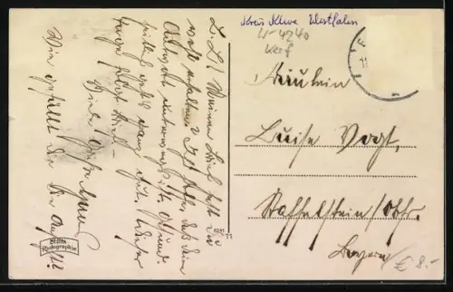 AK Emmerich a. Rhein, Kriegerdenkmal mit Anlagen