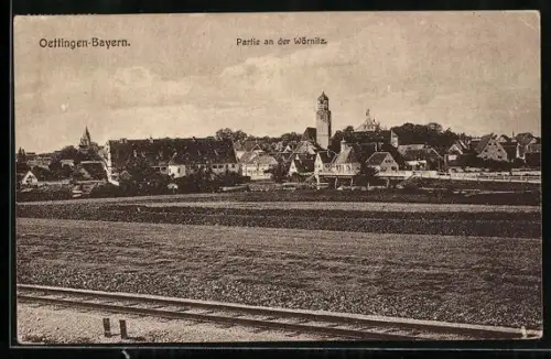 AK Oettingen /Bayern, Partie an der Wörnitz