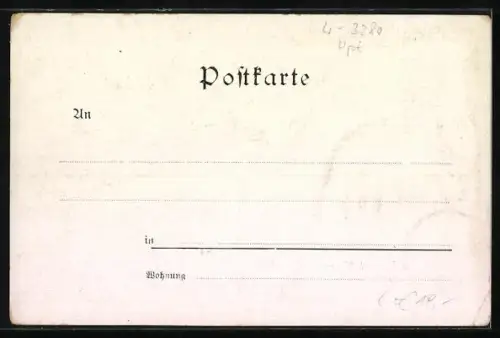 AK Pyrmont, Richter`s Pension, Kurhaus, Friedrich der Grosse als Kurgast