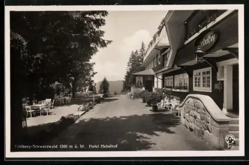 AK Feldberg /Schwarzwald, Hotel Hebelhof