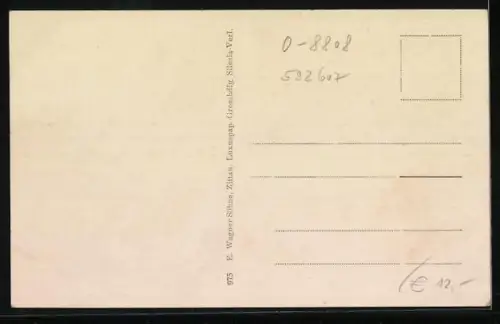 AK Niederoderwitz, Kirche und Ortsansicht