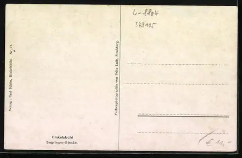 AK Dinkelsbühl, Segringer Strasse