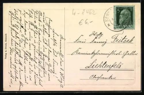 AK Kemnath / Oberpf., Stadtansicht mit Kirche