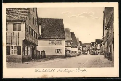 AK Dinkelsbühl, Nördlinger Strasse