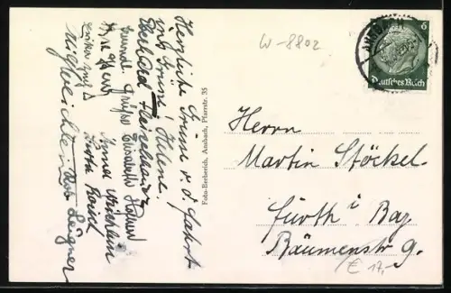 AK Rügland /Mfr., Ortsansicht