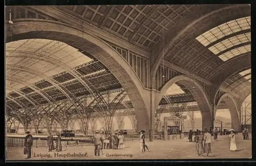 AK Leipzig, Hauptbahnhof, Querbahnsteig