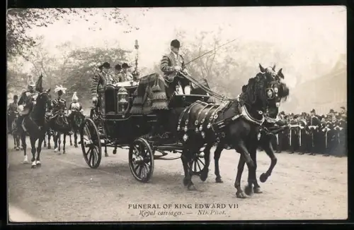 AK Funeral of King Edward VII., Royal carriages