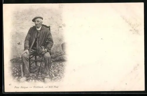 AK Pays Basque, Vieillard, Baskenland / Basques