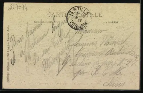 AK Marcilly-sur-Tille, Entree du Pays