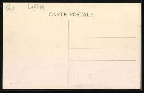 AK Rouvray, Vue sur l`Etang