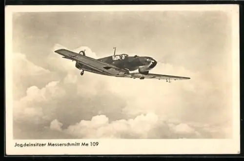 AK Jagdeinsitzer Messerschmitt Me 109