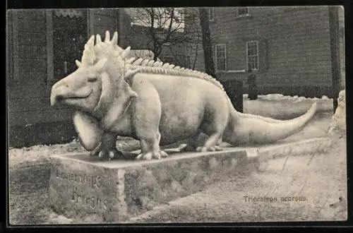 AK Clausthal-Zellerfeld, Schneebauten beim XII. Winterfest des Oberharzer Ski-Clubs