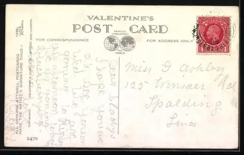 Künstler-AK Mabel Lucie Attwell: Zwei Kleinkinder mit Regenschirm im Bett