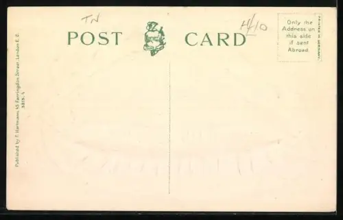 Passepartout-Lithographie Familie beim Baden, Muschel