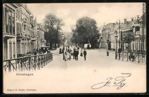 AK Groningen, Leute und Geschäfte im Heereweg