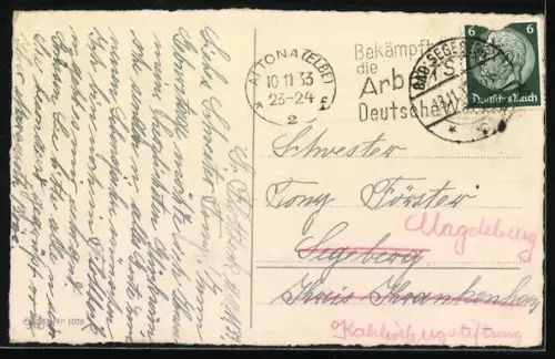 Künstler-AK Pauli Ebner: Kleine Harlekins mit Kuchen für das Geburtstagskind, Geburtstagsgruss