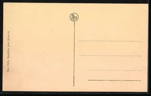 AK Bruxelles, Bois de la Cambre, Le lac et le Chalet Robinson