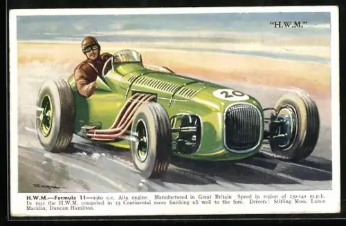 AK Autorennen, H. W. M. Formula 11 1960