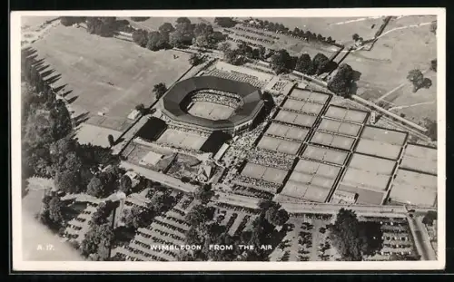 AK Blick auf das Wimbledon Stadion, Luftbild