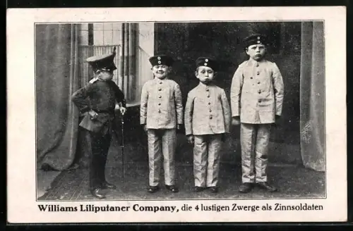 AK Williams Liliputaner Company, im Kerkau-Palast, Berlin