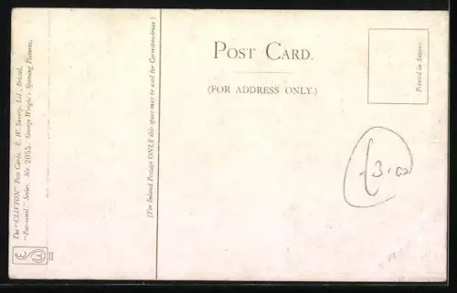 Künstler-AK Hufschmied bei der Arbeit