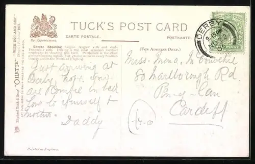 Künstler-AK Grouse Driving, Jäger schiesst auf Federwild