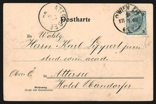 AK Wien, Schwarzenbergplatz mit Monument Fürst Carl von Schwarzenberg