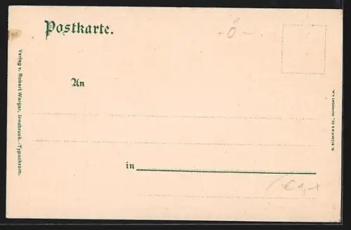 AK Innsbruck, K. K. Staatsgymnasium mit Hofkirche und Leopoldsbrunnen