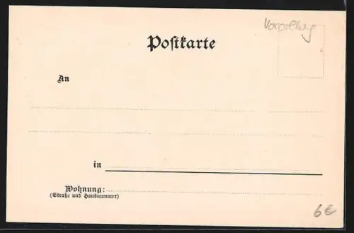 AK Hoch-Krumbach am Widderstein, Panorama mit Gasthaus