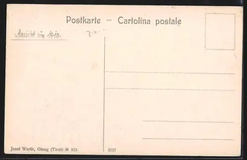 AK Pordoijoch, Touristenheim gegen Langkofel