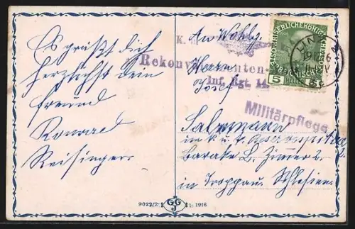 AK Wien, Ferdinandbrücke, Stadtseite