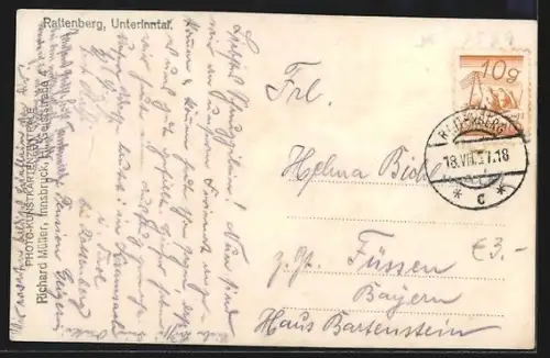 AK Rattenberg /Unterinntal, Strassenpartie