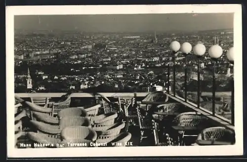 AK Wien, Hans Hübners Bar Terrasse Cobenzl
