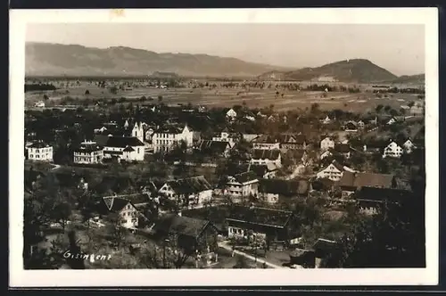 AK Feldkirch, Gisingen, Teilansicht mit Kirche