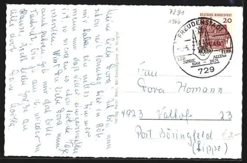 AK Röt / Schönegrund, Ortsansicht im Tal