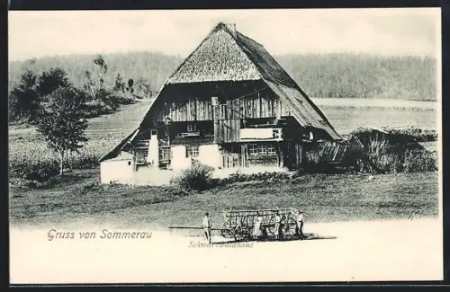 AK Sommerau / Schwarzwald, Schwarzwaldhaus