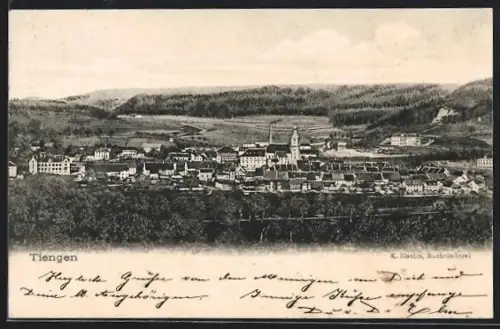 AK Tiengen / Waldshut, Ortsansicht